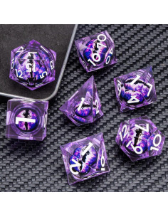 Conjunto de Dados DND KERWELLSI Ojo de Dragón 7 Piezas 2