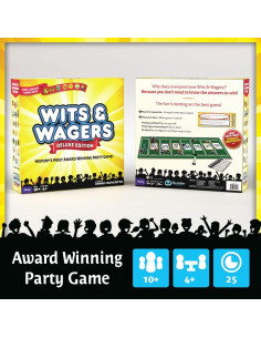 Juego de Mesa Wits & Wagers Deluxe North Star - Trivia 4+ Jugadores 2