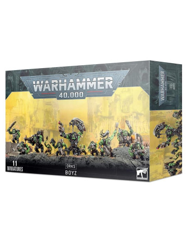 Figuras Warhammer 40k Ork Boyz Games Workshop 50-10 Multicolor