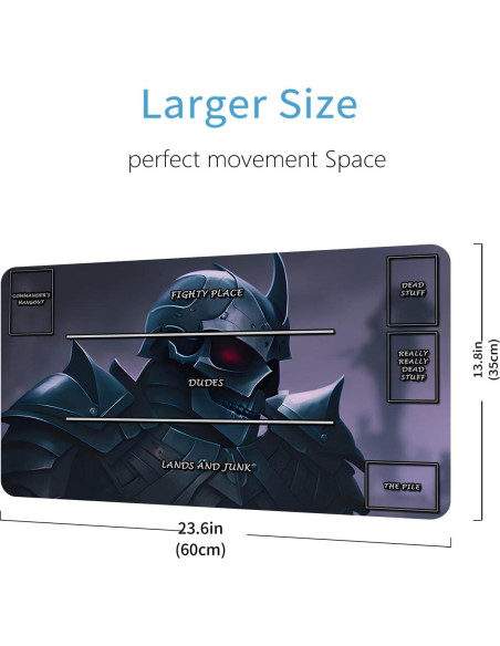 Tapete de Juego MTG HTAWI 60x35 cm Antideslizante