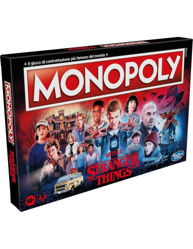 Juego de Mesa Hasbro Monopoly Stranger Things 1-6 Jugadores