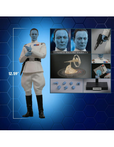 Figura Coleccionable Hot Toys Star Wars Thrawn 1/6 Escala