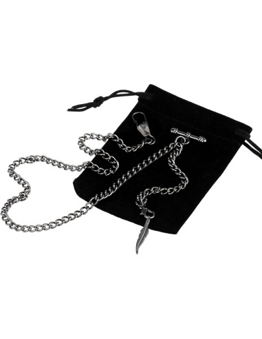 Reloj de bolsillo TREEWETO con cadena y colgante antiguo