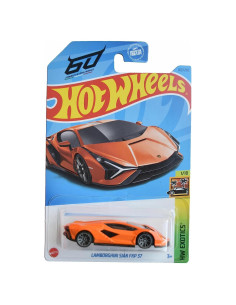 Hot Wheels Lamborghini Sian FKP 37 1:64 Naranja Coleccionable