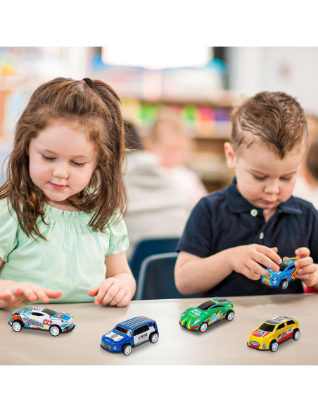 Juguetes de Coches Retroceso AZEN 30 Pcs Miniaturas