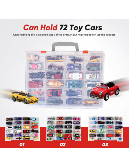 Caja de Almacenamiento RHCOM 72 Compartimentos Transparente Caja de Almacenamiento RHCOM 72 Compartimentos Transparente