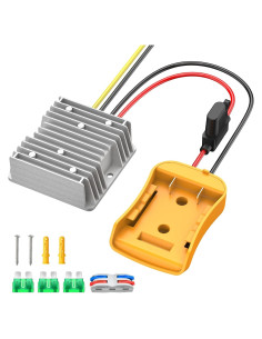 Convertidor de Voltaje Kzreect 20V a 12V 20A para Baterías