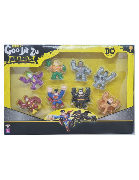 Goo Jit Zu - DC Minis S1 8-Pack - Figuras para niños