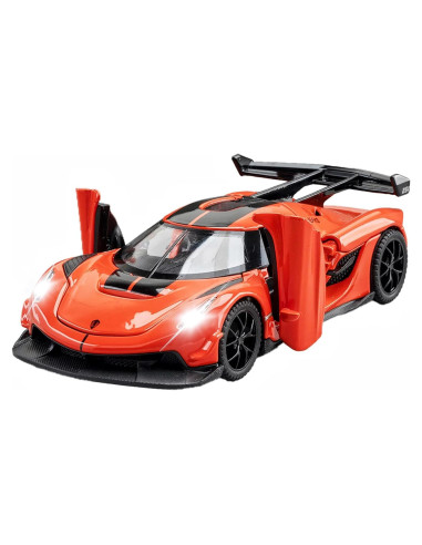Coche de Juguete Koenigsegg Jesko 1:32 con Sonido y Luz