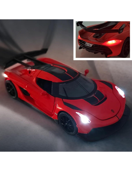 Coche de Juguete Koenigsegg Jesko 1:32 con Sonido y Luz Coche de Juguete Koenigsegg Jesko 1:32 con Sonido y Luz