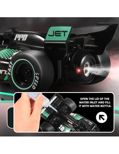 Coche RC F1 DOLIVE 1:18 Acrobático para Niños 6-13 Años