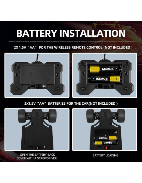 Coche RC F1 DOLIVE 1:18 Acrobático para Niños 6-13 Años