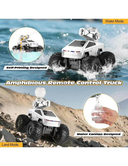 Camión RC Anfibio Fippy XS-1S 4WD Impermeable 1:16 Camión RC Anfibio Fippy XS-1S 4WD Impermeable 1:16
