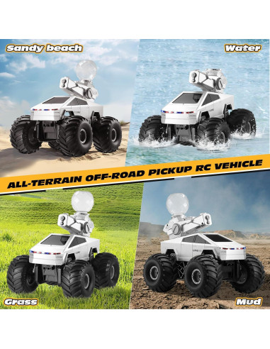Camión RC Anfibio Fippy XS-1S 4WD Impermeable 1:16