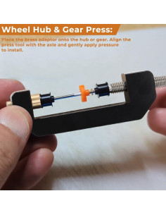 Extractor de buje trasero AUTOVIC H0223824 para coches slot HO 2