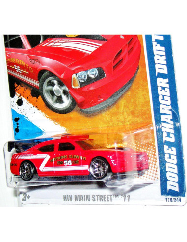 Hot Wheels Dodge Charger Drift 1:64 Escala Rojo 2011