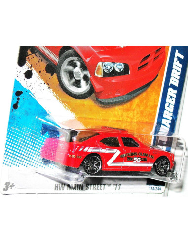 Hot Wheels Dodge Charger Drift 1:64 Escala Rojo 2011