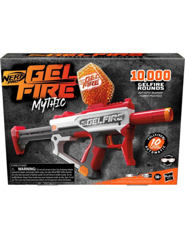 Nerf Pro Gelfire Mythic Blaster Automático 10,000 Balas