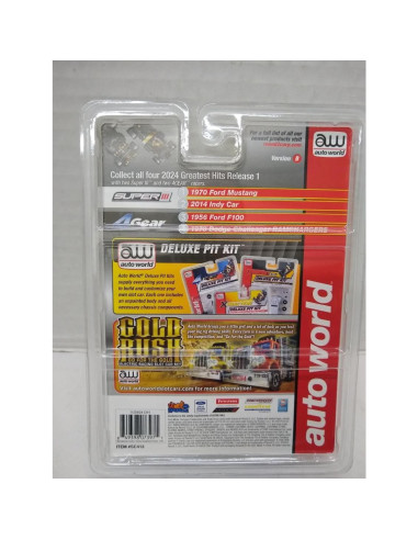 Coche de Slot Eléctrico Auto World SC413-2A Plata HO Escala