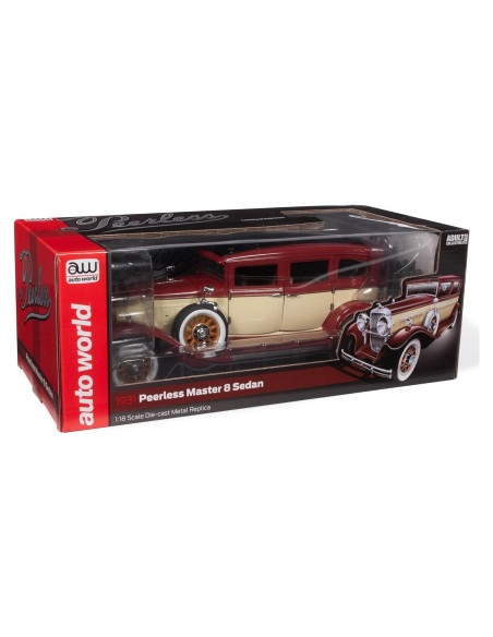 Auto World 1931 Peerless Master 8 Sedan a Escala 1:24