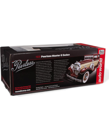 Auto World 1931 Peerless Master 8 Sedan a Escala 1:24