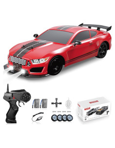 Coche RC Drift Sakeye 1:16 4WD LED 2 Baterías 18KM/H