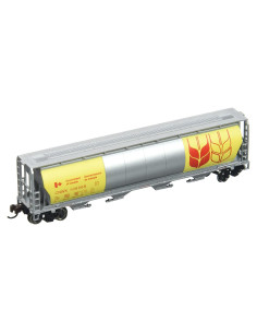 Vagón Hopper Cilíndrico Bachmann Escala N 4-Bay Detallado