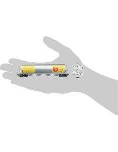 Vagón Hopper Cilíndrico Bachmann Escala N 4-Bay Detallado 2