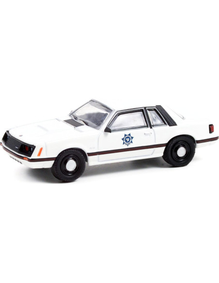 Coche Diecast 1982 SSP Blanco Greenlight 1/64 Detalles Reales