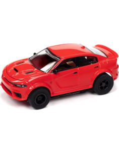 Auto Slot Car Round2 Dodge Charger Hellcat Escala HO 2