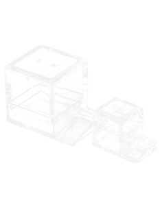 Terrario para hormigas 2 pcs Balacoo alimentador acrílico