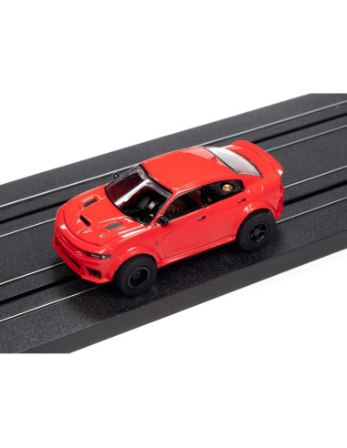 Auto Slot Car Round2 Dodge Charger Hellcat Escala HO