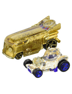 Hot Wheels Star Wars R2-D2 y C-3PO Auto 1:64 Paquete 2