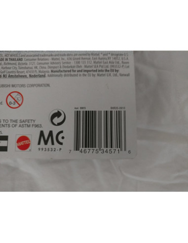 Hot Wheels Color Shifters Mitsubishi Lancer Evolution X 1:64