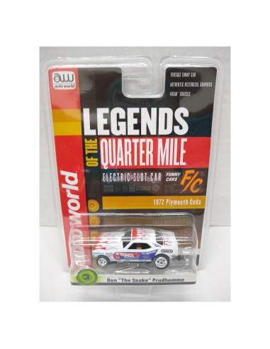 Coche de Slot Eléctrico Auto World SC376-3 1972 Cuda Funny Car