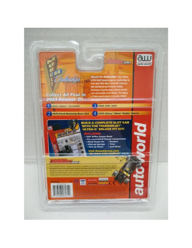 Coche Eléctrico de Slot Auto World 1970 Mustang Boss 302 HO