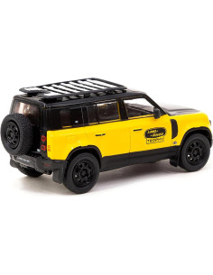 Tarmac Works Defender 110 Edición Trofeo Amarillo 1:64 2