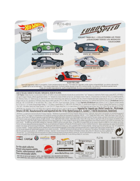 Auto a Escala Hot Wheels BMW M1 Procar 1:64 Mattel