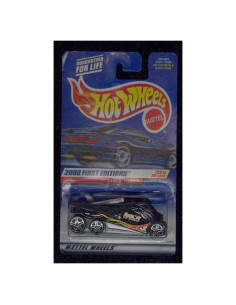 Hot Wheels CABBIN' Fever Negro 2000 Coleccionista 1:64