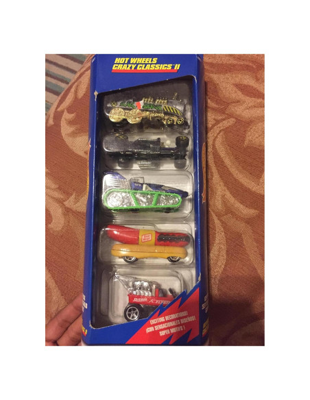 Paquete de 5 Autos Hot Wheels Crazy Classics II 1:64 Paquete de 5 Autos Hot Wheels Crazy Classics II 1:64