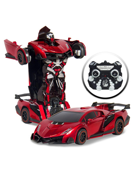 Coche RC Transformador Mejor Opción 1:16 con Luces LED