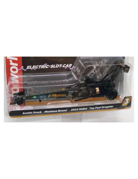 Auto de Ranura Eléctrico HO Auto World Dragster SC398-3