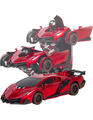 Coche RC Transformador Mejor Opción 1:16 con Luces LED