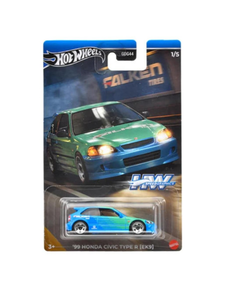 Hot Wheels Honda Civic Type R EK9 1:64 Livery de Carreras