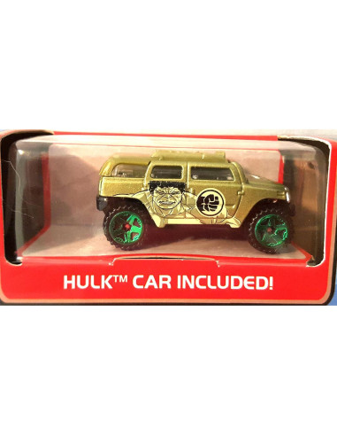 Hot Wheels Marvel Hulk Ataque Aplastante 1:64 con Edificios