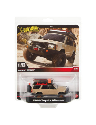 Vehículo a escala 1:43 Hot Wheels Premium con neumáticos Real Riders