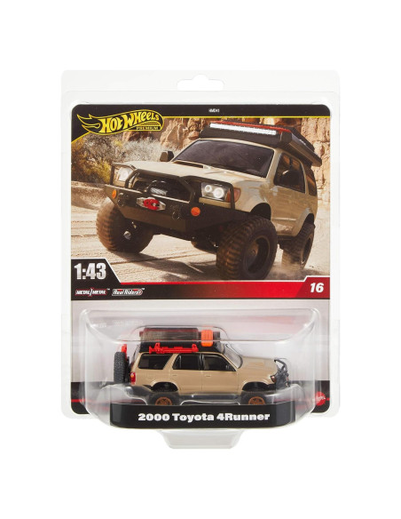 Vehículo a escala 1:43 Hot Wheels Premium con neumáticos Real Riders