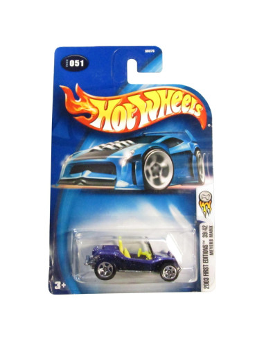 Hot Wheels 2003 Meyers Manx 1:64 Escala Morado Coche de Fundición