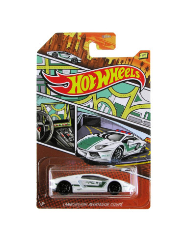 Auto Lamborghini Aventador Hot Wheels 1:64 para Coleccionistas