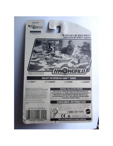 Coche de Fundición Hot Wheels 2001 Escala 1:64 Morado